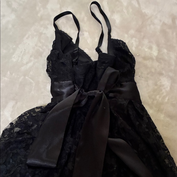 Necessary Objects Black Lace Mini Dress - Picture 4 of 4